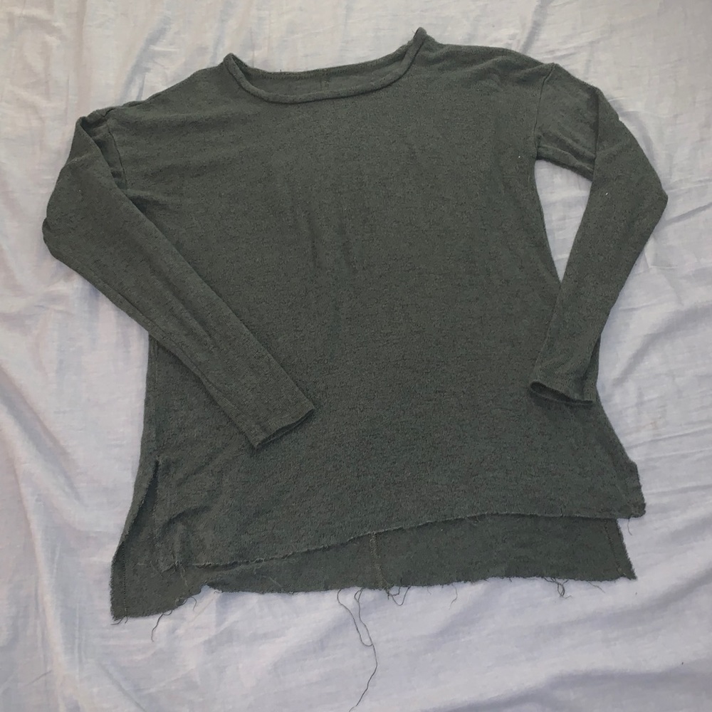 Super Soft green sweater